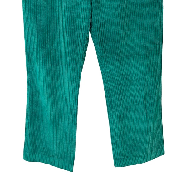 ISABEL MARANT Moreo Cord Trousers Pants Green US 10 FR 42 Corduroy Cropped - Picture 7 of 11